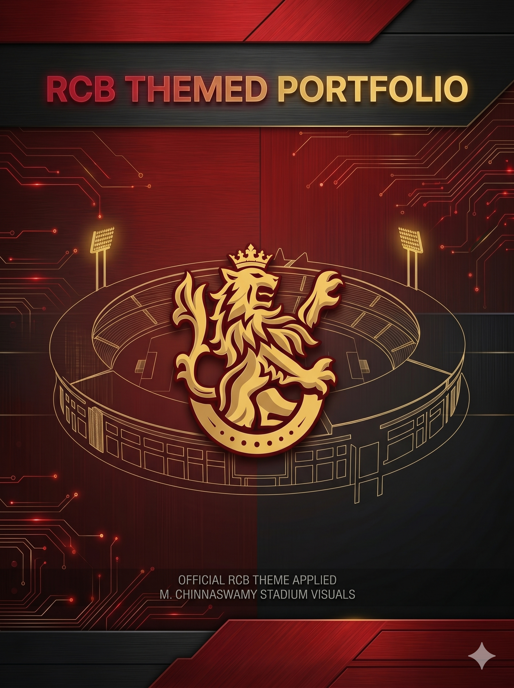 RCB Themed Portfolio